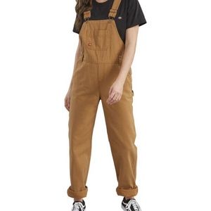 Dickies women’s overalls in Brown (size small)